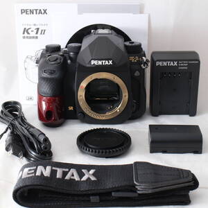 ☆美品・ショット数1973☆ PENTAX K-1 Mark II J Limited 01 Black & Gold ボディ ブラック＆ゴールド ペンタックス #2786