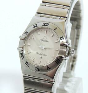 □　OMEGA Constellation オメガ コンステレーション 795.1203 Cal.1456 レディース クォーツ 腕時計 シルバー文字盤 動作品 中古品　③