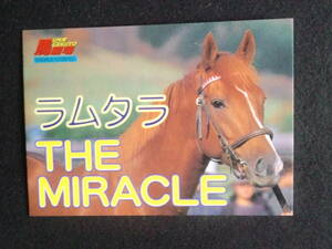 馬劇場のカード2枚（ラムタラ、シンザン）とマイシンザン（シンザンの孫）の天皇賞・秋の単勝馬券（1994年、現地購入）