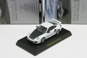 京商 1/64 ポルシェ 911 997 GT2 RS ホワイト ポルシェ ミニカーコレクション4 Kyosho 1/64 PORSCHE 911 997 GT2 RS white