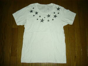 M エム Tシャツ S 白 スター ☆ STAR カットソー THANK YOU FRIENDS TMT /