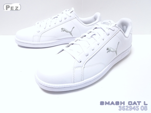 ■PUMA■スマッシュキャットL(26cm)■WHT/SIL■362945 08