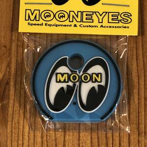 mooneyes ムーンアイズ アイボール キーキャップ ライトブルー ぺったんこ 絵柄は立体 キーホルダー moon eyes eyeball 色違いでぜひどうぞ