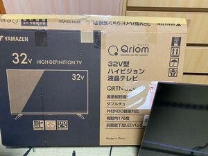 TV山善　　　　　　　品番：QRTN-32W2K（2024年製）地デジ×2、BS、CS×2直接引き取り歓迎(千葉県館山市または横浜市緑区)