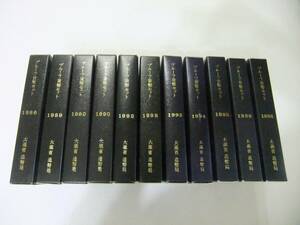 大蔵省　造幣局プルーフ貨幣セット １９８９～１９９６年まで１１冊（ダブリあり）と大阪造幣局　桜の通り抜け記念貨幣セット１冊です。