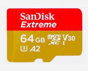 4K 対応　マイクロsd microSD 64GB エクストリーム