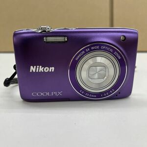 ☆174. Nikon ニコン COOLPIX S3100 コンパクトデジタルカメラ 動作未確認 現状品