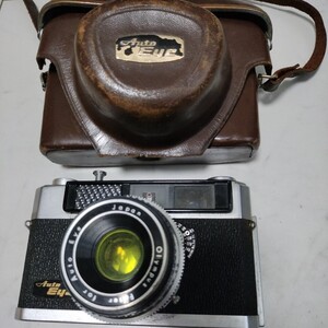 OLYMPUS オリンパス フィルムカメラ レンジファインダー Auto Eye 動作確認 D.Zuiko 1:2.8 f=4.5cm　Filter付き