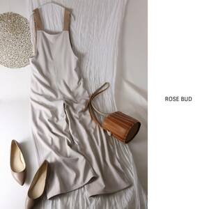 1.3万☆ローズバッド ROSE BUD☆調節ベルト付きオールインワン フリーサイズ☆A-O 4480