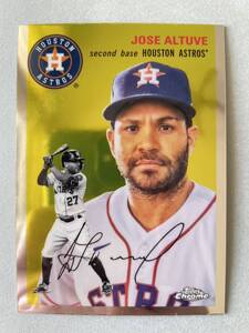 MLB 2023 Topps Chrome Platinum anniversary #281 JOSE ALTUVE ホセ・アルトゥーベ Houston ASTROS ヒューストン・アストロズ