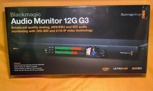 新品未開封　BlackmagicDesign Audio Monitor 12G G3