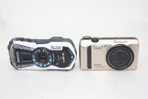 【カメラ2台まとめ売り】PENTAX WG-Ⅱ・CASIO EX-ZR300 #0093-901