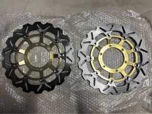 歪みなし！Arashi製 フロント用 WAVEDISC015金 CB1300SF 03-07 SC54 / CBR1000RR SC57 / CBR600RR PC37 PC40 アラシ製 