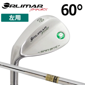 【レフティー】ORLIMAR ウェッジ SPIN BITE WEDGE【オリマー】【スピンバイト】【グリーンバッジ】【スチールシャフト】【左用】【60度】