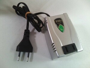 海外用変圧器 TI-34 カシムラ Kashimura 220〜240V →100V　TRANSFORMER 　FOR　EUROPE　etc★動作品