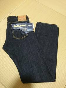 フラットヘッド THE FLAT HEAD FN-3001ZN 14.5oz 新品 未使用 裾上げ無し タイトストレート ジーンズ ジッパーフライ W32