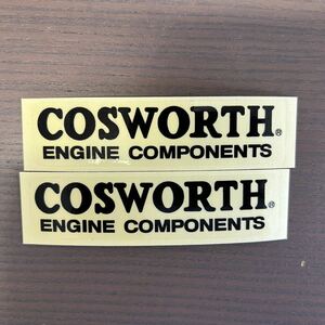 COSWORTH シール （黒）2枚組　ミニ