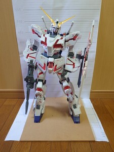 ユニコーンガンダム デストロイモード ガンプラ 組み立て済