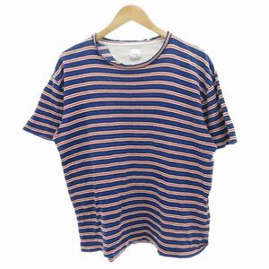 ポールスミス PAUL SMITH Tシャツ カットソー 半袖 ボーダー L マルチカラー /GV 1108 ■SM3 メンズ