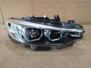 【良品】 BMW ４シリーズ F32 F33 F36 4D20 平成31年4月 後期 右ヘッドライト LED 63.11-8738702-02 90169729ZM02【R4-2678C-O】