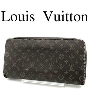 Louis Vuitton ルイヴィトン 長財布 モノグラムミニラン ラウンド