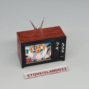 旧型アナログテレビ ミニチュア ドールハウス 玩具 小物 家電製品 レトロ おもちゃ ジオラマ 模型 ミニチュアシリーズ L402