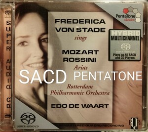 SACD frederica Mozart rossini　arias edo de waart ペンタトーン　pentatone フレデリカ　モーツァルト　ロッシーニ　声楽　ソプラノ