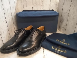 TRICKER’S トリッカーズ 6140 24cm 5 1/2 ブラック ストレートチップ ドレスシューズ ビジネスシューズ メンズ