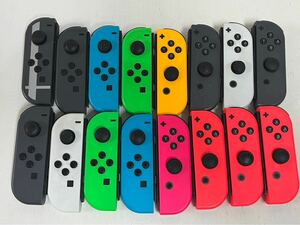 1105h 任天堂 Nintendo ニンテンドースイッチ Joy-Con ジョイコン R L コントローラー まとめ16本 