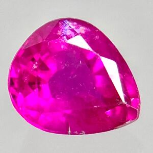 1円〜!!ソ付!!〔天然ルビー0.47ct〕d 約5.0×4.28mm ルース 裸石 corundum コランダム ruby 宝石 jewelry BB4/BB4 テDG0 w4 す62