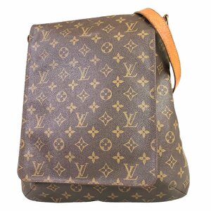 【1円～】 ルイヴィトン Louis Vuitton バッグ ショルダーバッグ モノグラム ミュゼット M51256 AS0070 ブラウン レザー 中古　