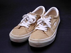 VANS バンズ V311 キャンバス ローカット スニーカー size24cm/ベージュ ■■◎ ☆ eea7 レディース