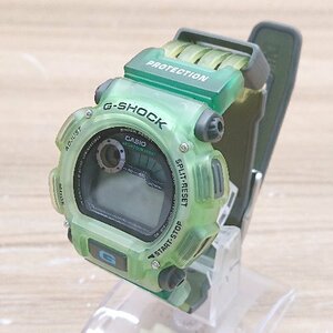 ◇ G-SHOCK ジーショック ASIOG-SHOCK DW-9000 スケルトン 動作未確認 腕時計 エメラルドグリーン メンズ E