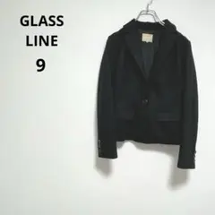 GLASS LINE グラスライン 【9】 テーラードジャケット オフィス 黒