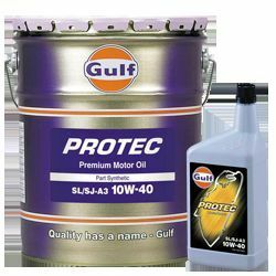 GULF ガルフ エンジンオイル PROTEC 10W-40 1L X 6本セット 部分合成