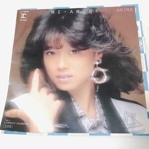 【レコード】中森明菜 ミ・アモーレ MI AMORE ロンリー・ジャーニー EP 音楽 昭和レトロ