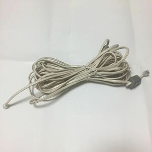 【接続確認済み】電話ケーブル モジュラーケーブル DOUBLE TWIST MODULAR CORD 10メートル 10m