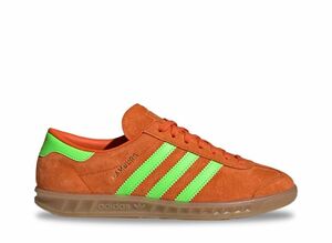 adidas Originals WMNS Hamburg "Orange/Solar Green/Gum" 24.5cm IH5460