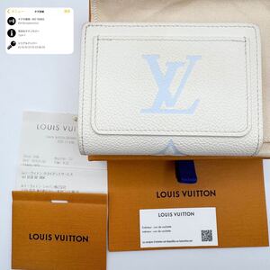 24年 極美品【正規品】LOUIS VUITTON ルイヴィトン モノグラム アンプラント ポルトフォイユ クレア ラテホワイト M82934 RFID 反応有り