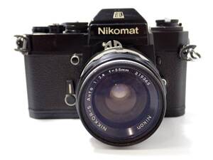 1円～☆Nikomat ニコマート EL フィルムカメラ 一眼レフカメラ レトロカメラ ブラックカラー/Fre1114-2700