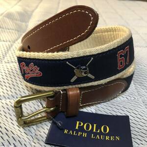 定価10890円 未使用 Polo Ralph Lauren ベルト 28インチ(71cm) ラルフローレン