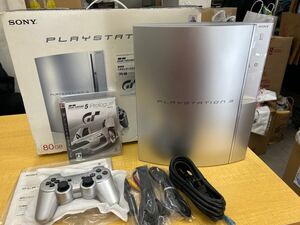 SE【長期保管品】【未使用品】PlayStation3 プレステ3 本体 CECHL00 SONY ソニー 80GB STAIN SILVER シルバー