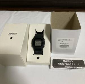 美品 カシオ CASIO G-SHOCK Gショック Wネーム DW-5600VT CONVERSE TOKYO コラボ コンバース 東京 ブラック 黒 腕時計 別注 