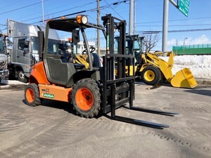 フォークリフト アウサ C150HX4 2014年 205h 中古　不整地フォークリフト　4WD