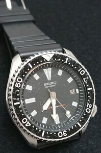 要修理品!!リューズ破損!!時刻合わせ不可!! SEIKO/セイコー ダイバー 150ｍ 自動巻き 腕時計 メンズ ウォッチ USED品 7002-7000