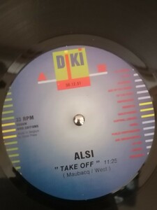 90s テクノ 12 ALSI Take Off Diki Records