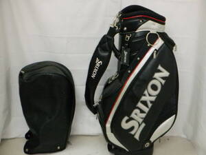 DUNLOP SRIXON 9.0型 スポーツカート★中古★(BKxSILVER)ゴルフ キャディバック