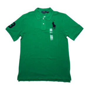 新品 ラルフローレン ビッグポニー ボーイズ ポロシャツ XL グリーン BOYS Mサイズ相当 緑 GREEN