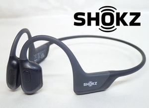 11152[A]動作品♪SHOKZ◆ショックス/OpenRun Pro/骨伝導イヤホン 完全ワイヤレス/S810/黒 ブラック