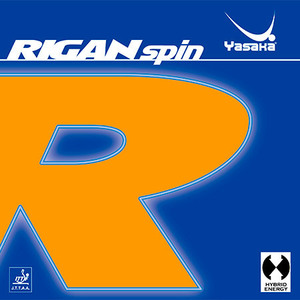 [卓球]RIGAN spin(ライガン スピン) 黒・中厚 Yasaka(ヤサカ)